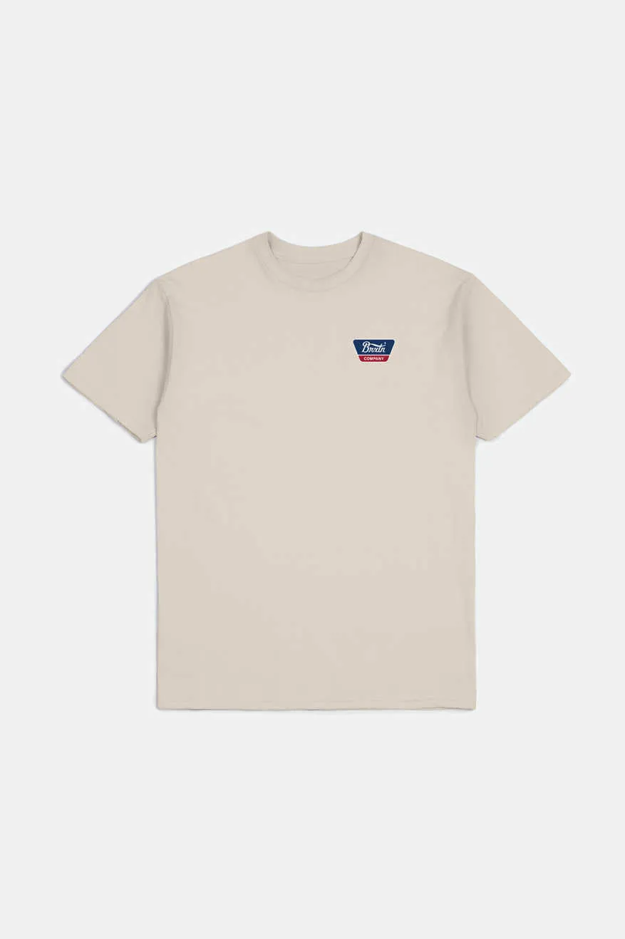 Basic Layer Linwood S/S Standard T-Shirt - Cream