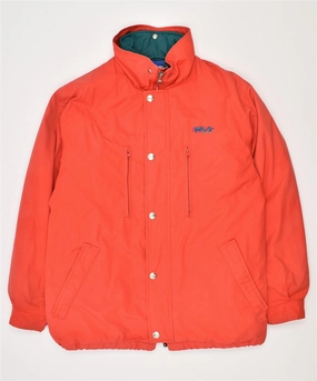 Stretchable Material FILA Boys Windbreaker Jacket 13-14 Years Red Polyester
