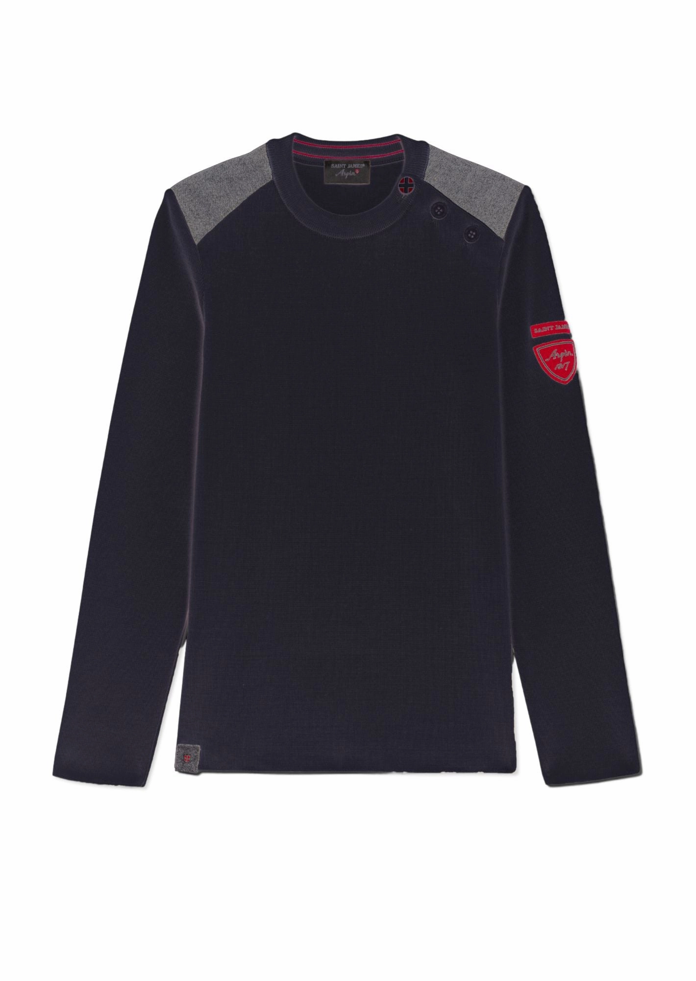 Ultimate Layer COMBE ARPIN - Wool Breton Sweater for Women (NAVY)