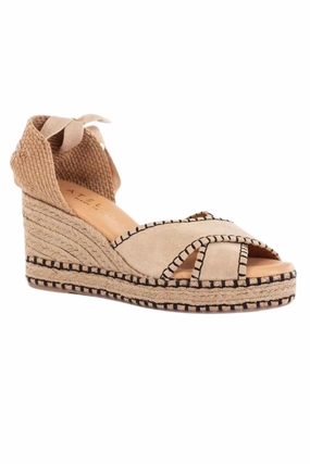 Palma Espadrille In Camel Light Rise