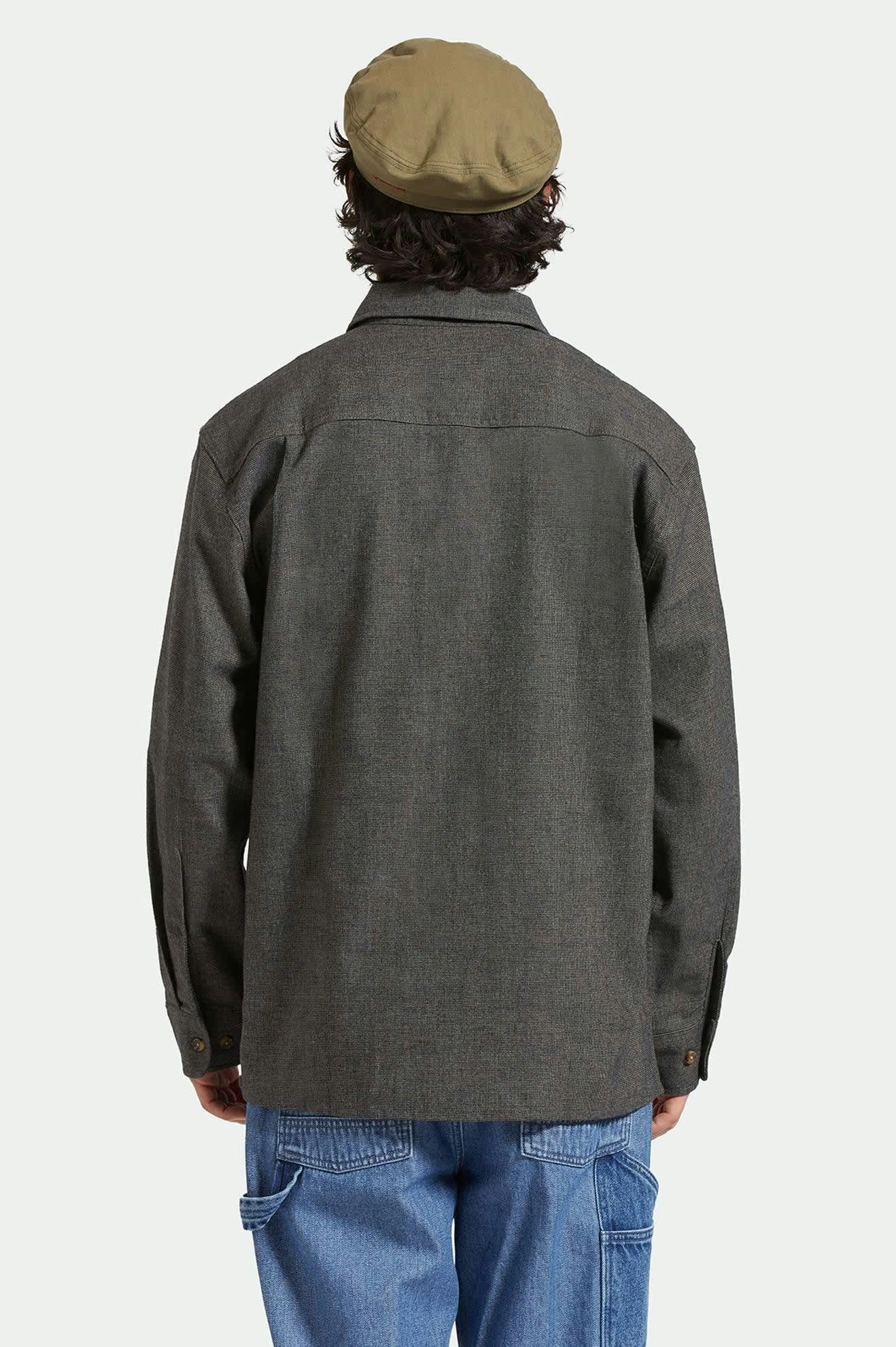 Durable Buttons Comfort-First Selden L/S Overshirt - Mixed Tweed