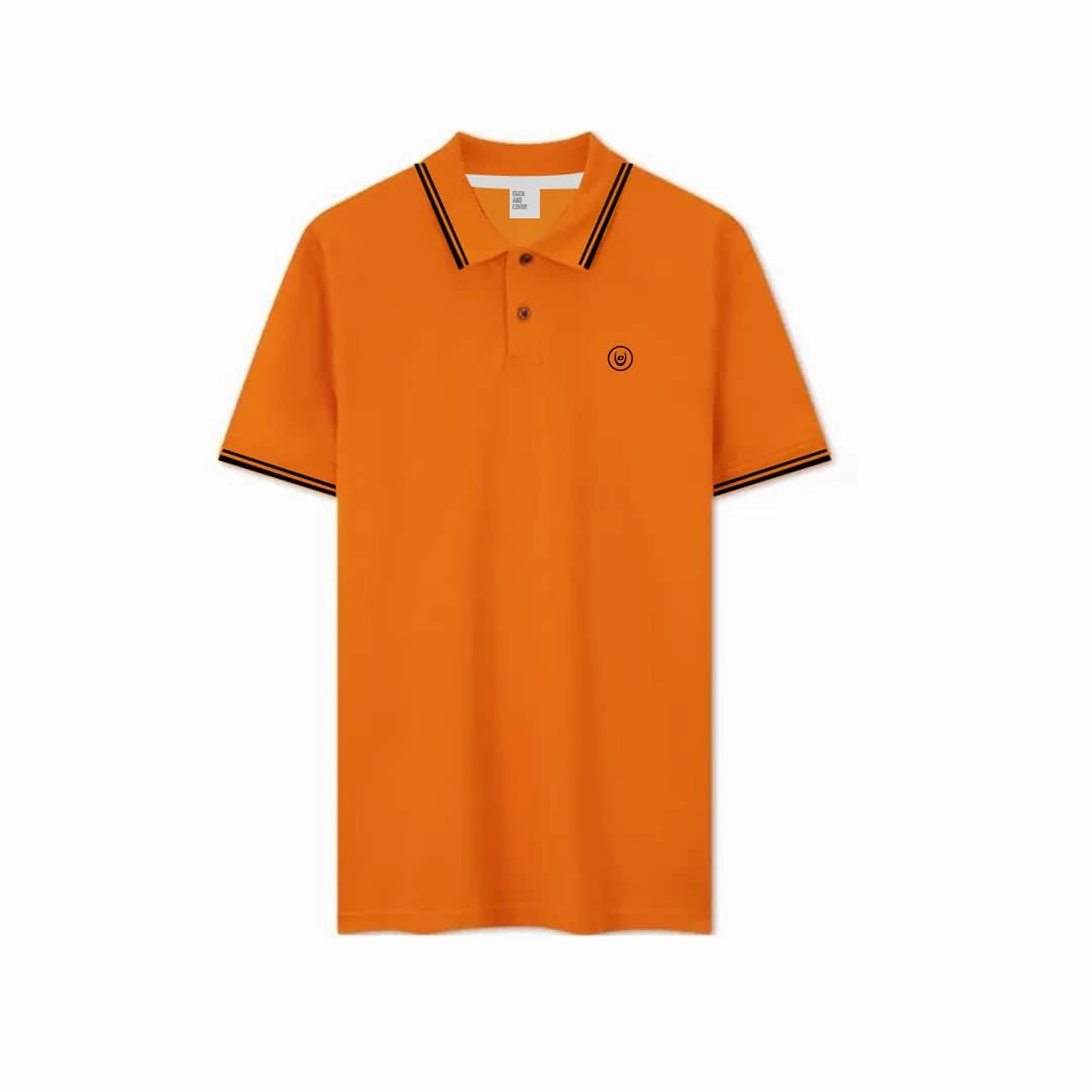 Duck & Cover Orange Men Polo Simple Comfort Wear Gym clothing