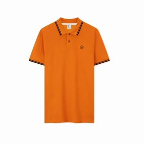 Duck & Cover Orange Men Polo Simple Comfort Wear Gym clothing
