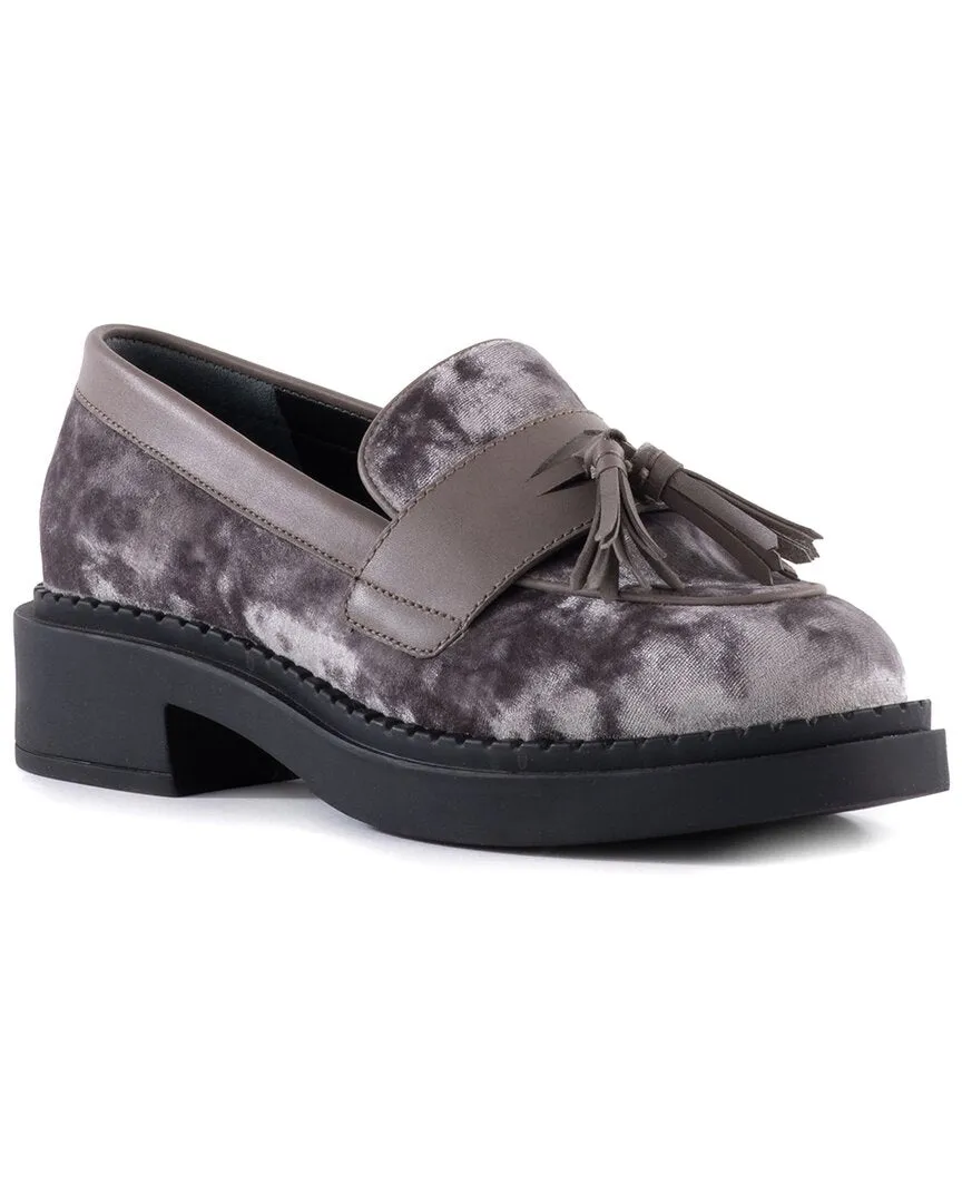 Seychelles Final Call Velvet & Leather Loafer Pure Motion Nubuck Finish