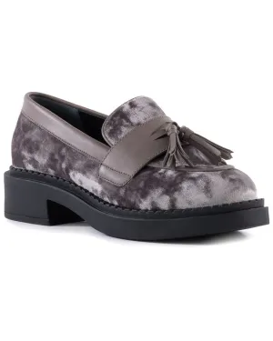 Simple Slip-on Comfort British Elegance Seychelles Final Call Velvet & Leather Loafer