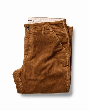 The Carnegie Pant in Bourbon Corduroy Comfort Layer Comfortable Leg