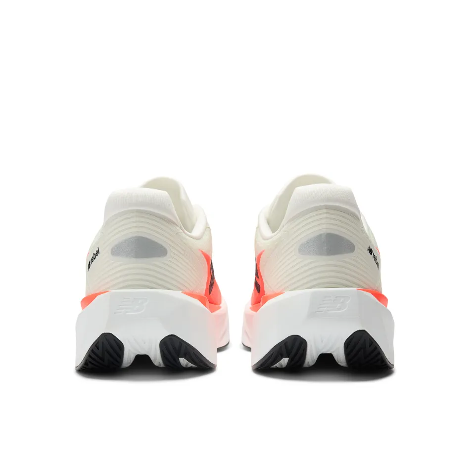 New Balance Men's Fuelcell Rebel v5 Running Shoes in Urgent Red/White/Sea Salt AW25 limited - edition shoes