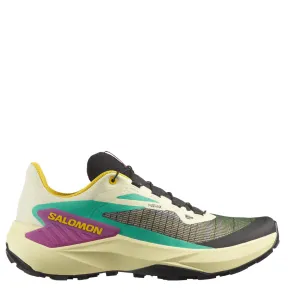 Running Water Bottles Salomon Men's Genesis Running Shoes in Transparent Yellow/Black/Willowherb AW25