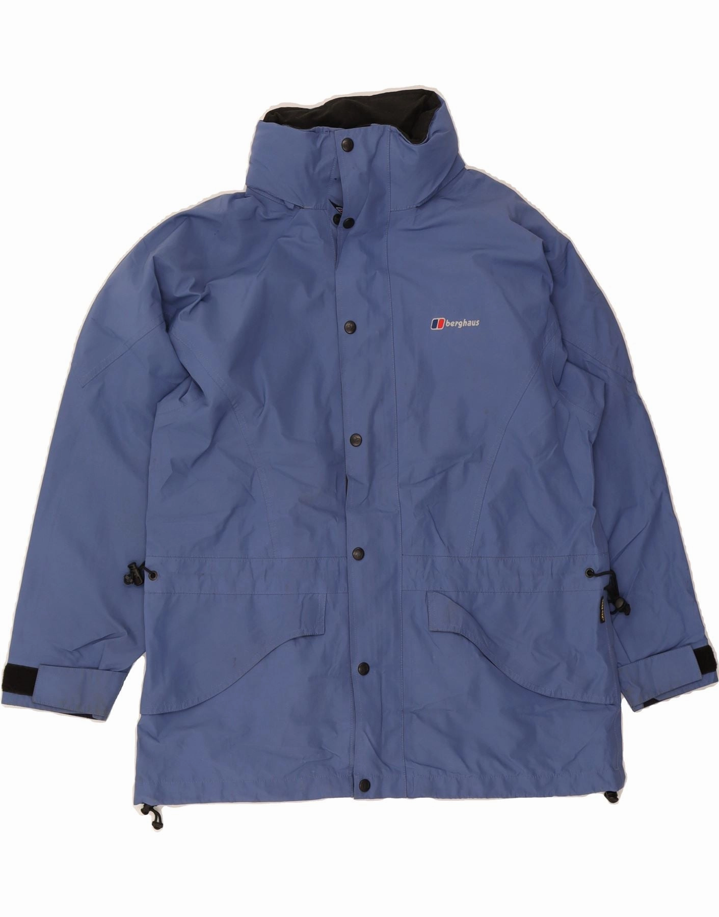 BERGHAUS Boys Windbreaker Jacket 11-12 Years Blue Polyester Multi Season