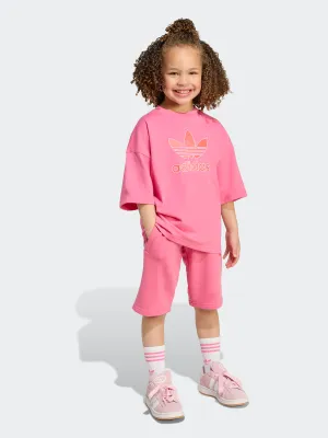 Short Tee Set Kids Outdoor Ready Casual Touch