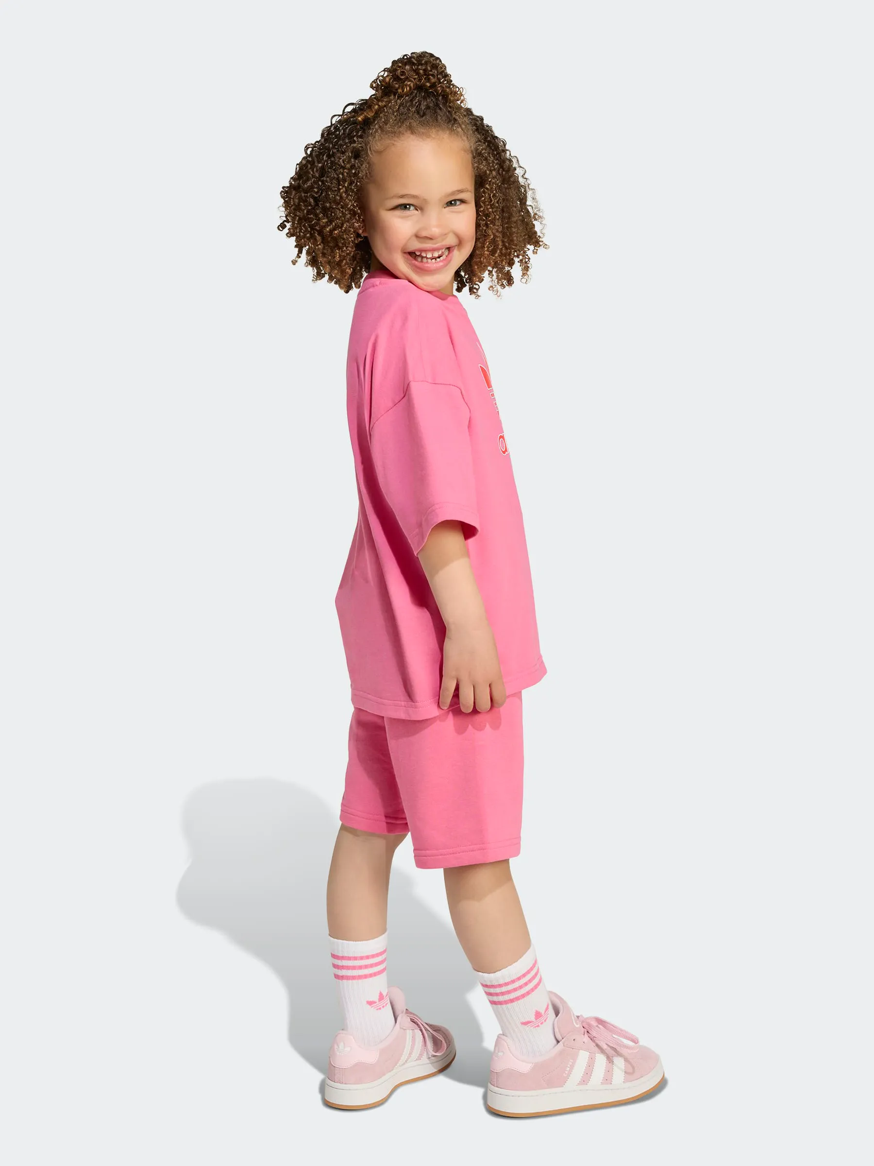 Short Tee Set Kids Hygroscopic Fiber