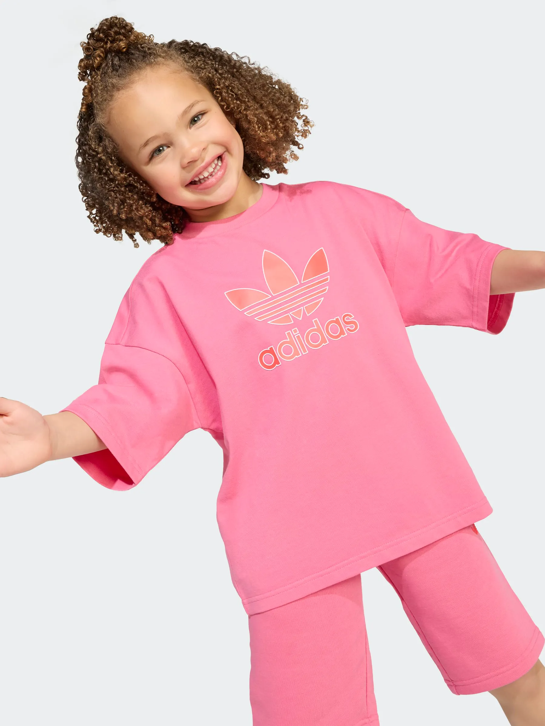 Short Tee Set Kids Casual Layering Wear
