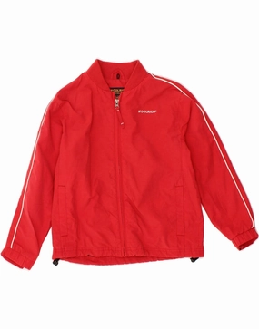 Journal WOOLRICH Boys Bomber Jacket 7-8 Years Red Cotton