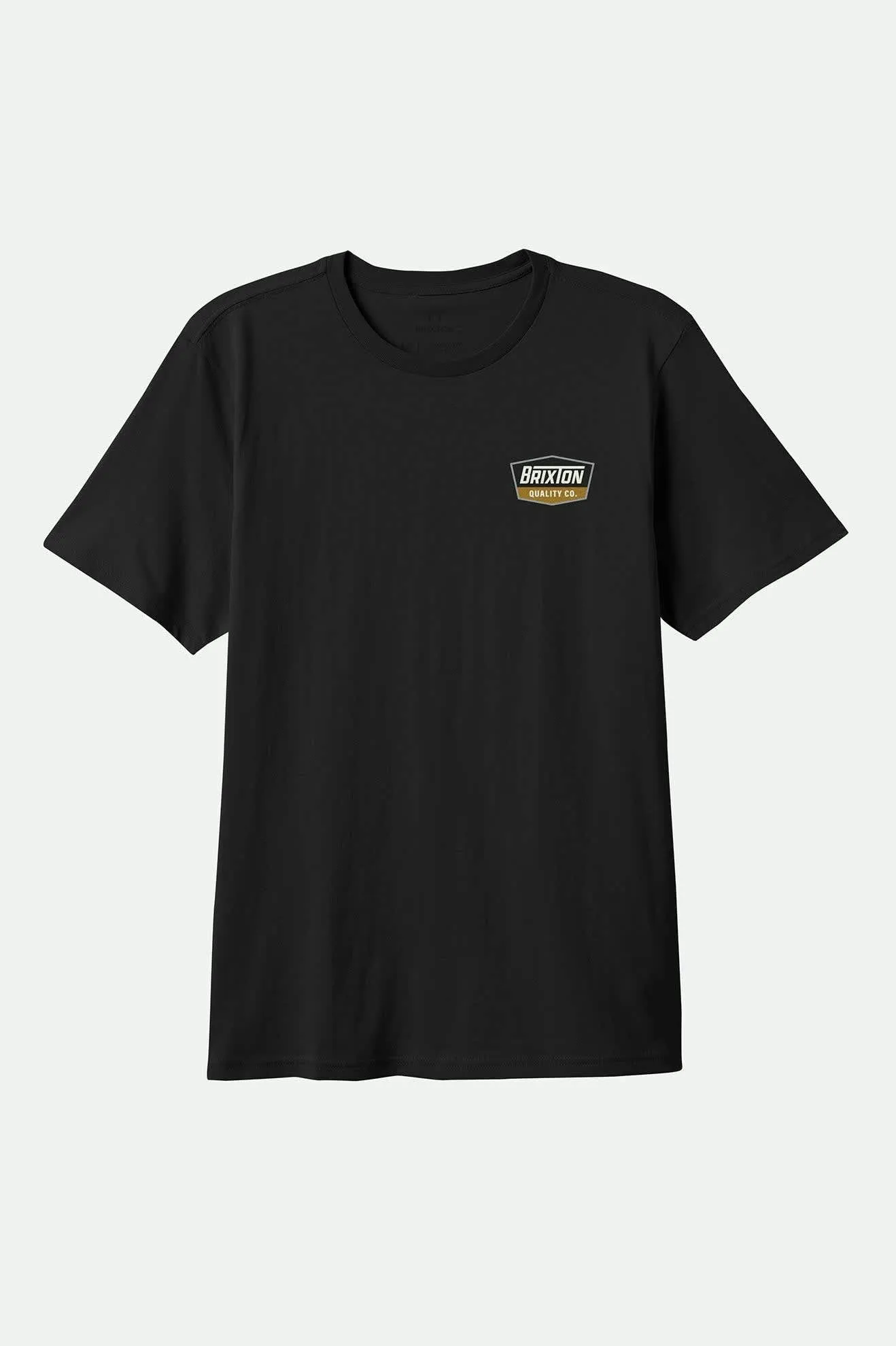 Regal S/S Standard T-Shirt - Black/Off White/Metal Bronze Everyday Layering Plus size clothing