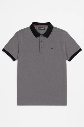 Armand Thiery Men Grey Polo Classic Fit Beachwear
