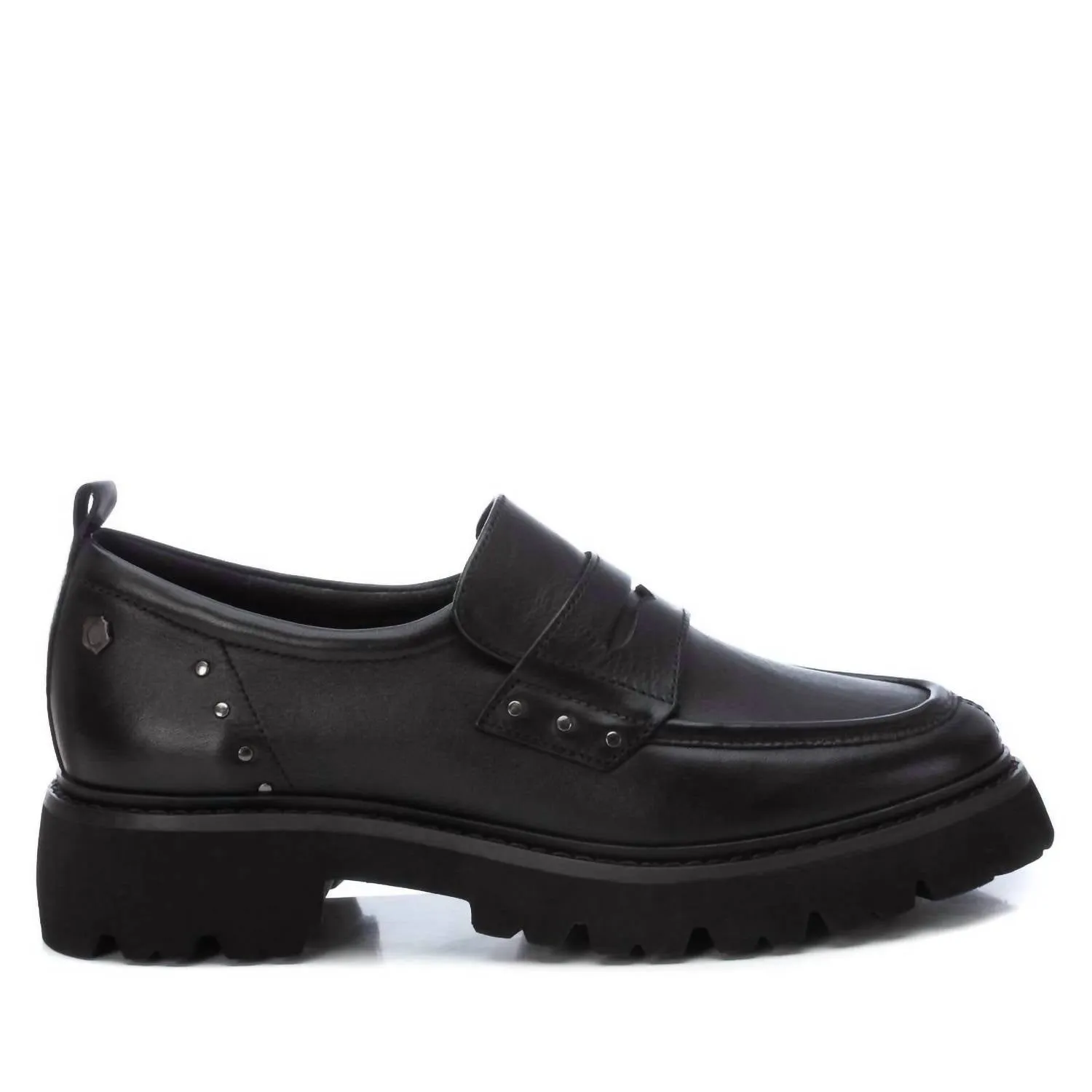 Easy Step Urban Ready Women's Leather Moccasins In Black