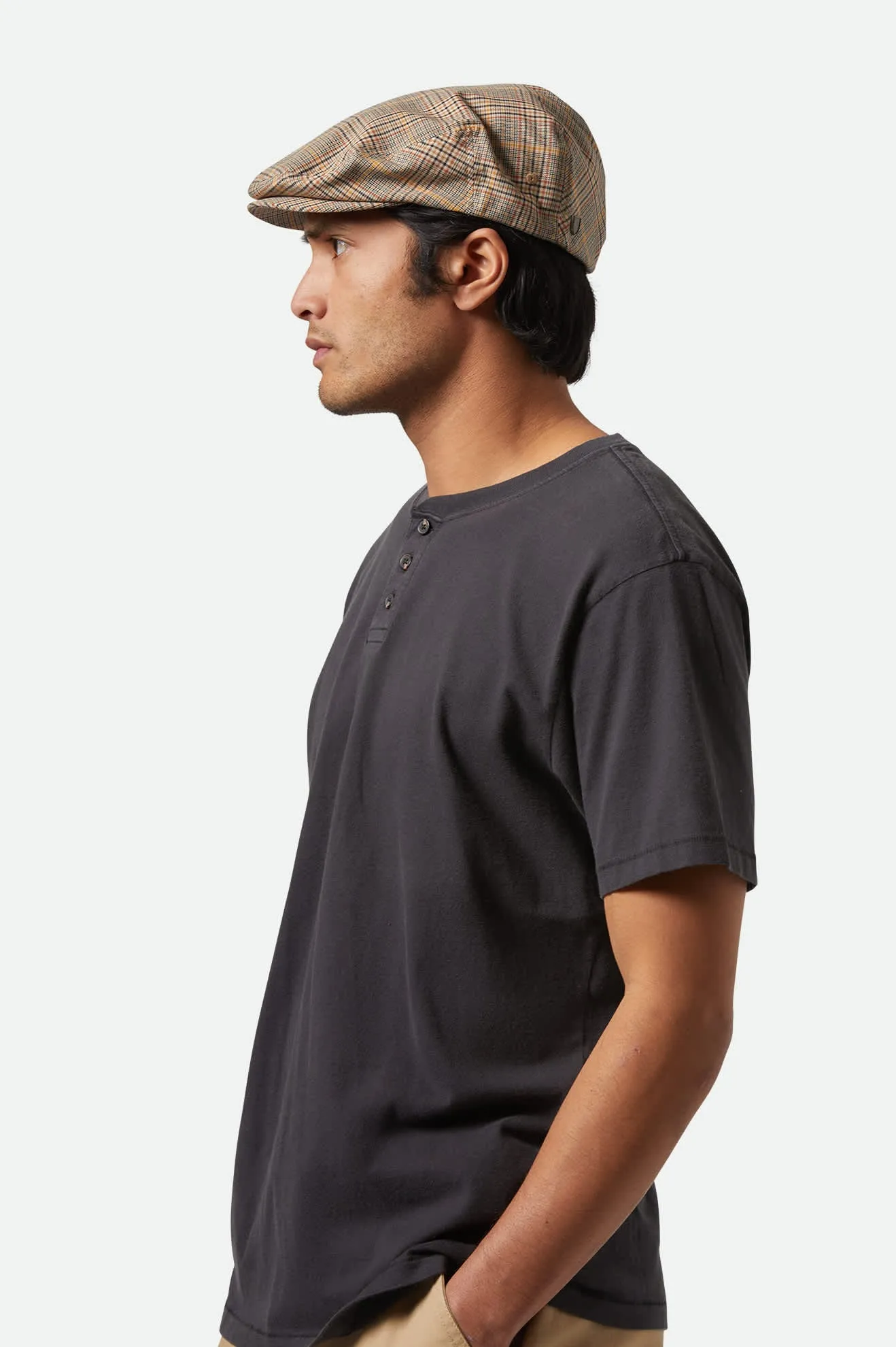 Cool Comfort Vintage Reserve S/S Henley - Black Sol Wash