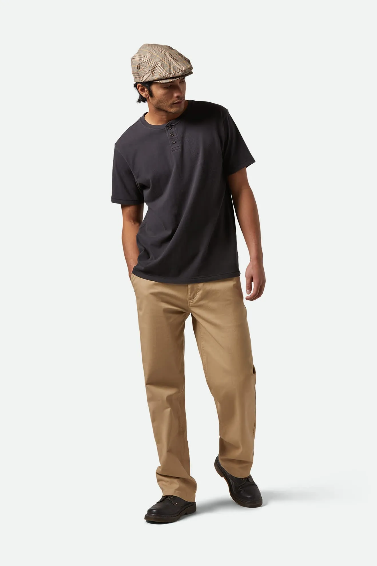 Vintage Reserve S/S Henley - Black Sol Wash Simple Wear