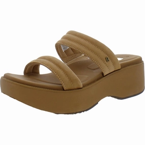 Lifted Design Pad Soft Lofty Lux Hi Womens Padded Insole Slip On Wedge Sandals
