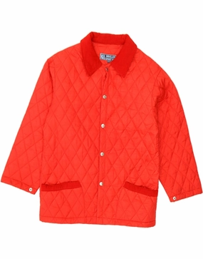 Trendy Outerwear AbrasionResistant Edging SINCLAIR Boys Quilted Jacket 11-12 Years Red Nylon