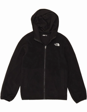 Bandana Primaloft Insulation THE NORTH FACE Boys Hooded Fleece Jacket 10-11 Years Medium  Black