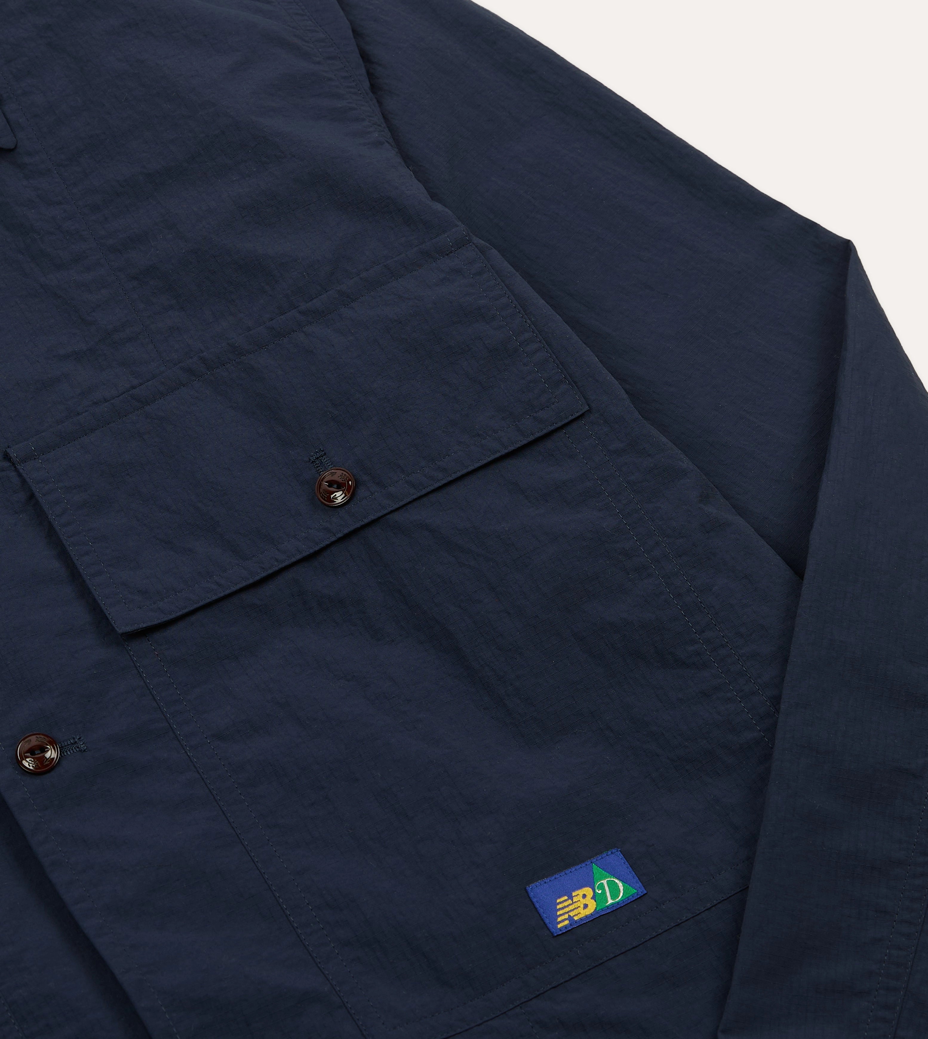 Drake??s and New Balance Nylon Packable Shirt Neutral Colors hypoallergenic material