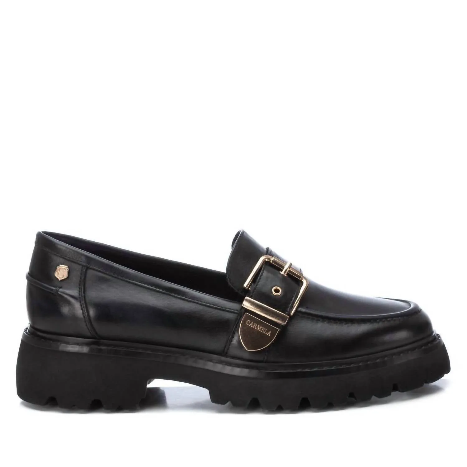 Music Spot Open Air Women's Carmela Collection Leather Loafer In Black
