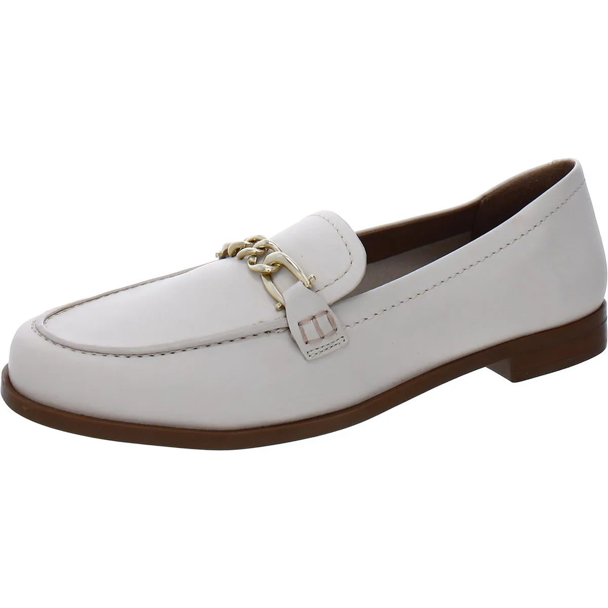 Sawyer Womens Leather Slip On Loafers Comfortable Leather Slip-ons