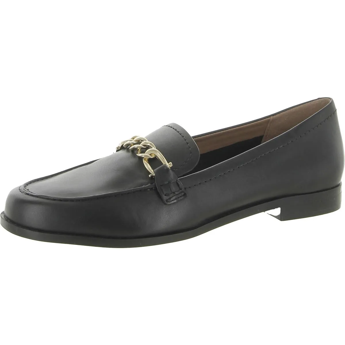 Firm Pace Toe Free Sawyer Womens Leather Slip On Loafers