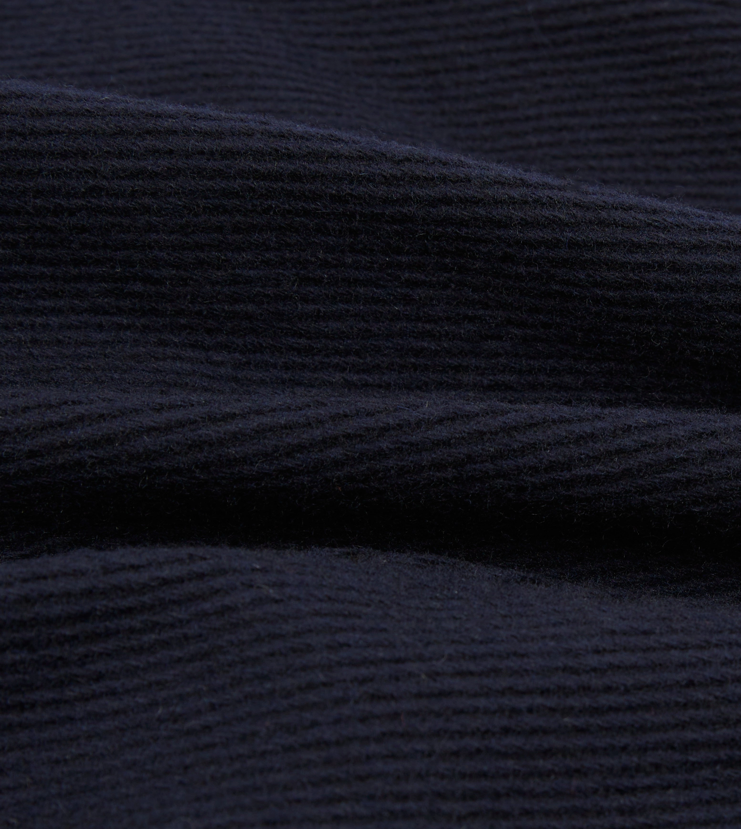 Durable Build Navy Wool Five-Pocket Chore Jacket