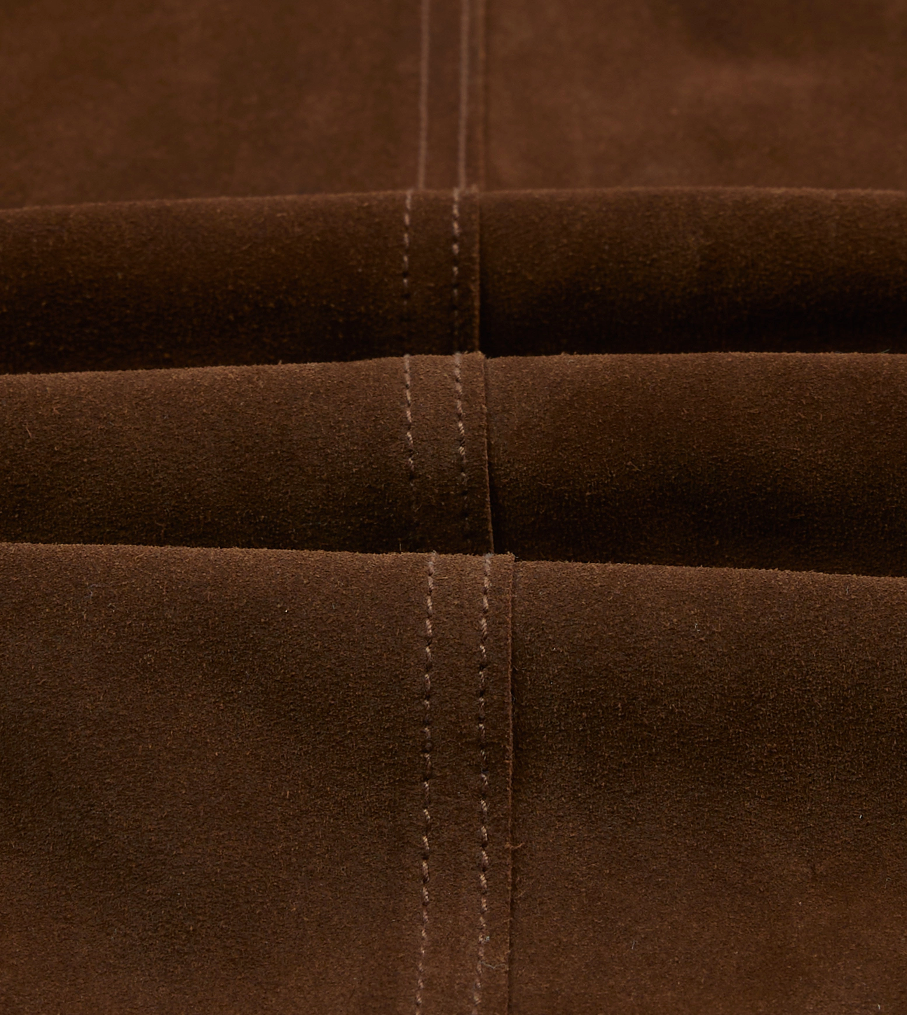 Brown Roughout Suede Overshirt Formal Elegance Timeless Classic