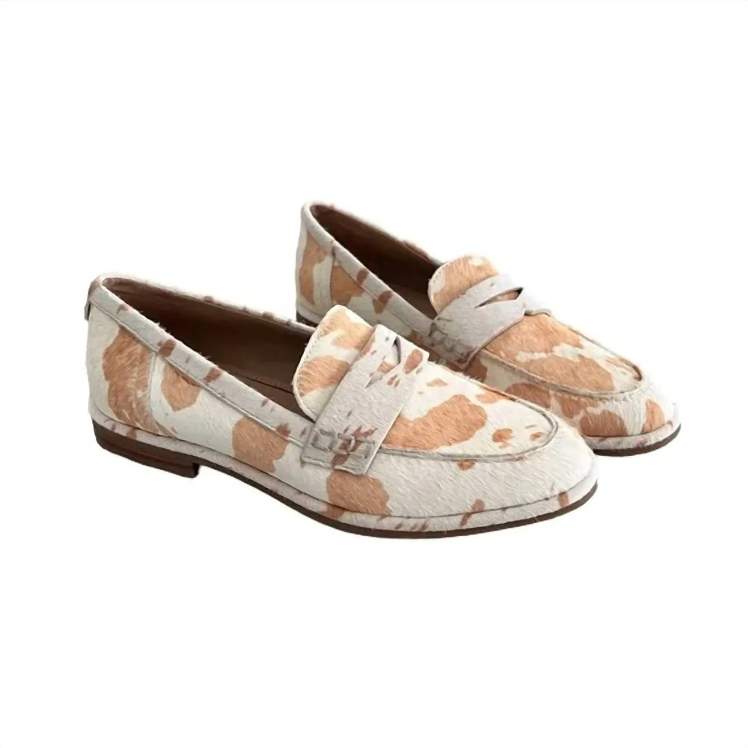 Women's Birch Cow Loafer Shoes In Ivory Cow Clear Pace