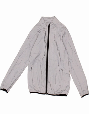 MOUNTAIN WAREHOUSE Boys Rain Jacket 12-13 Years Grey Polyester Survive