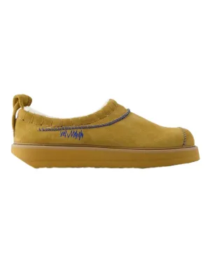 Street Dash Slides Slip On - Ader Error - Leather - Camel