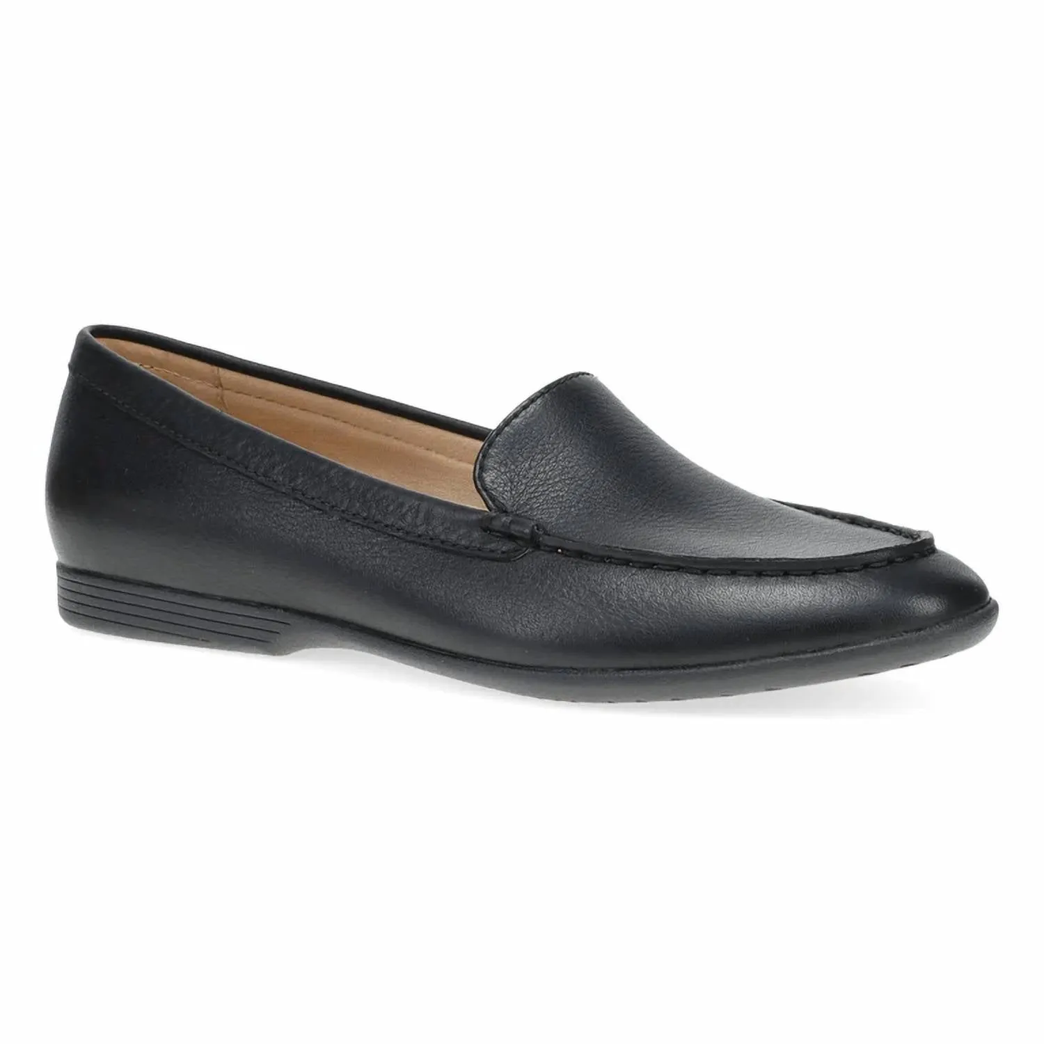 Casual Movement Practical Sole Lorri Tumbled Loafer In Black - 500200