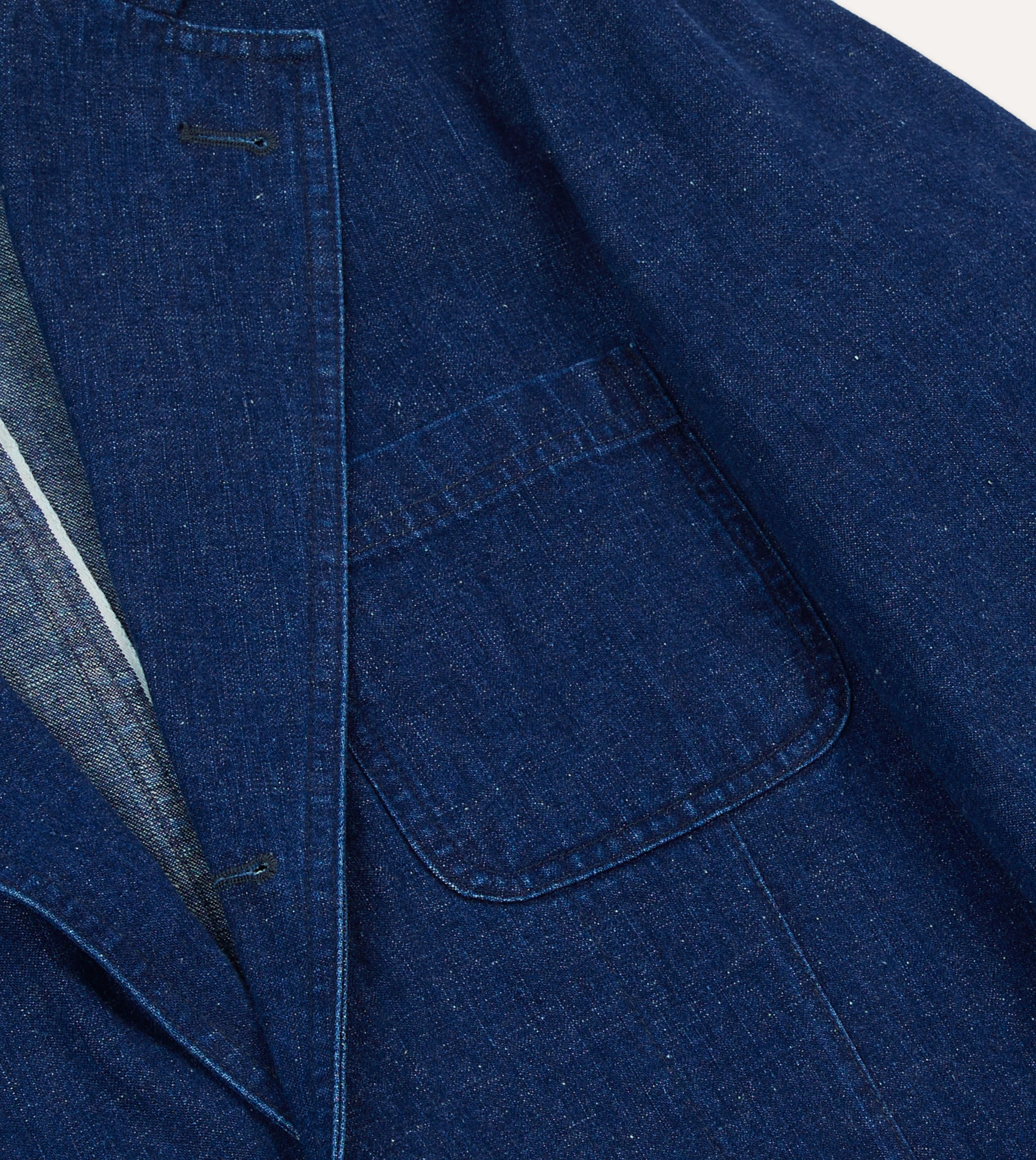 Odor Control Fibers Water resistant coating Indigo Cotton-Linen Games Blazer Mk. I