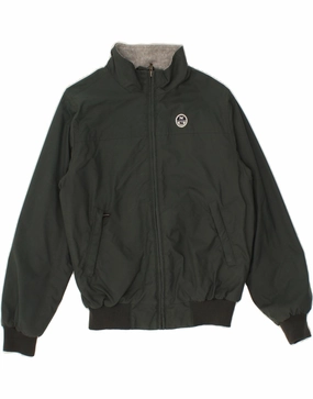 NORTH SAILS Boys Bomber Jacket 9-10 Years Khaki Polyamide Wind Lock EcoFriendlyMaterial