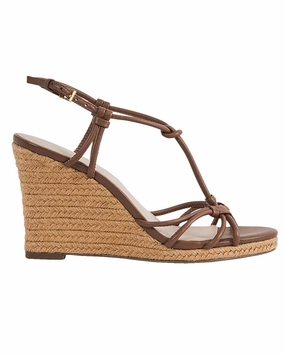 Simple Lift Icon Sole Reiss Isabella Leather Knot Wedge