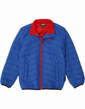 Halloween costume JACK WOLFSKIN Boys Padded Jacket 9-10 Years Blue Polyester