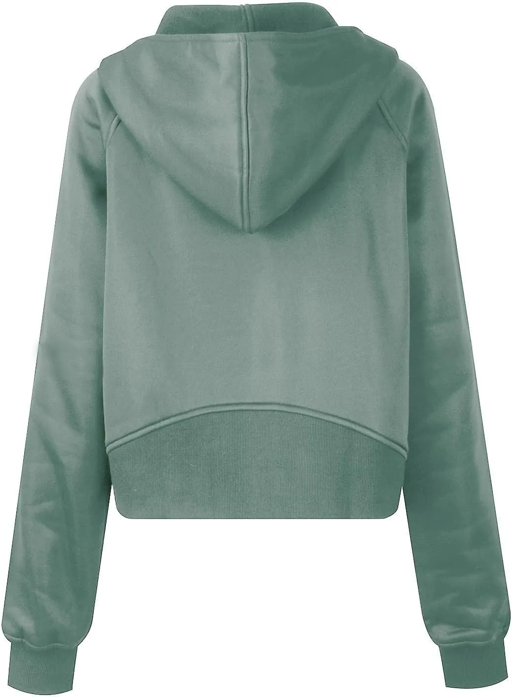 SMIDOW Zip Up Sweatshirt Women Cropped Hoodies Fleece Oversized Sweatshirts Full Zipper Jackets Y2k Fall Clothes 2023