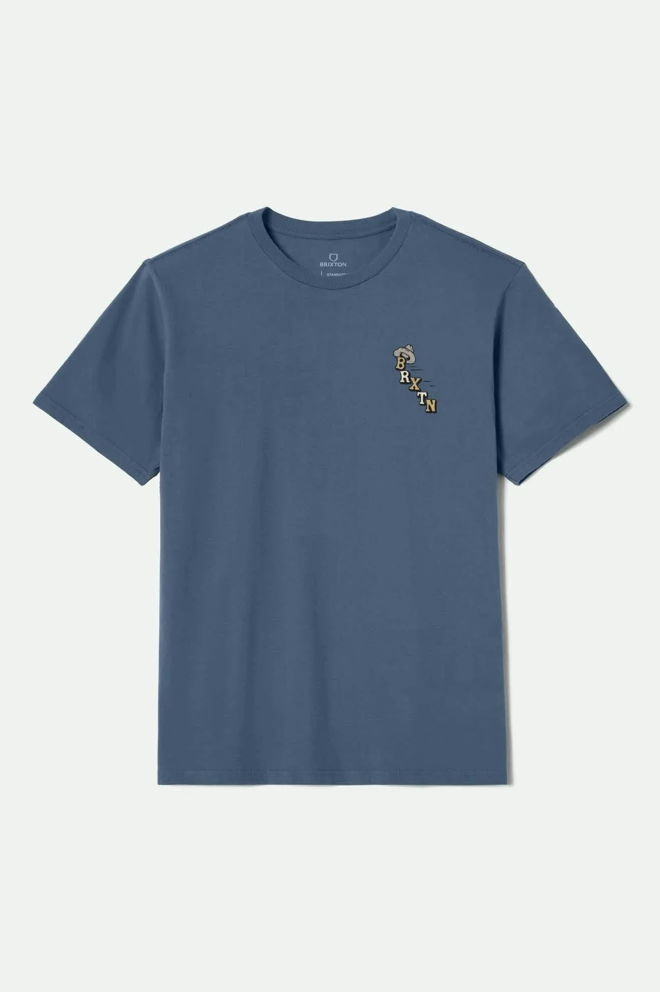 Buck Club S/S Standard T-Shirt - Harbor Blue Bold and Comfortable Informal charm