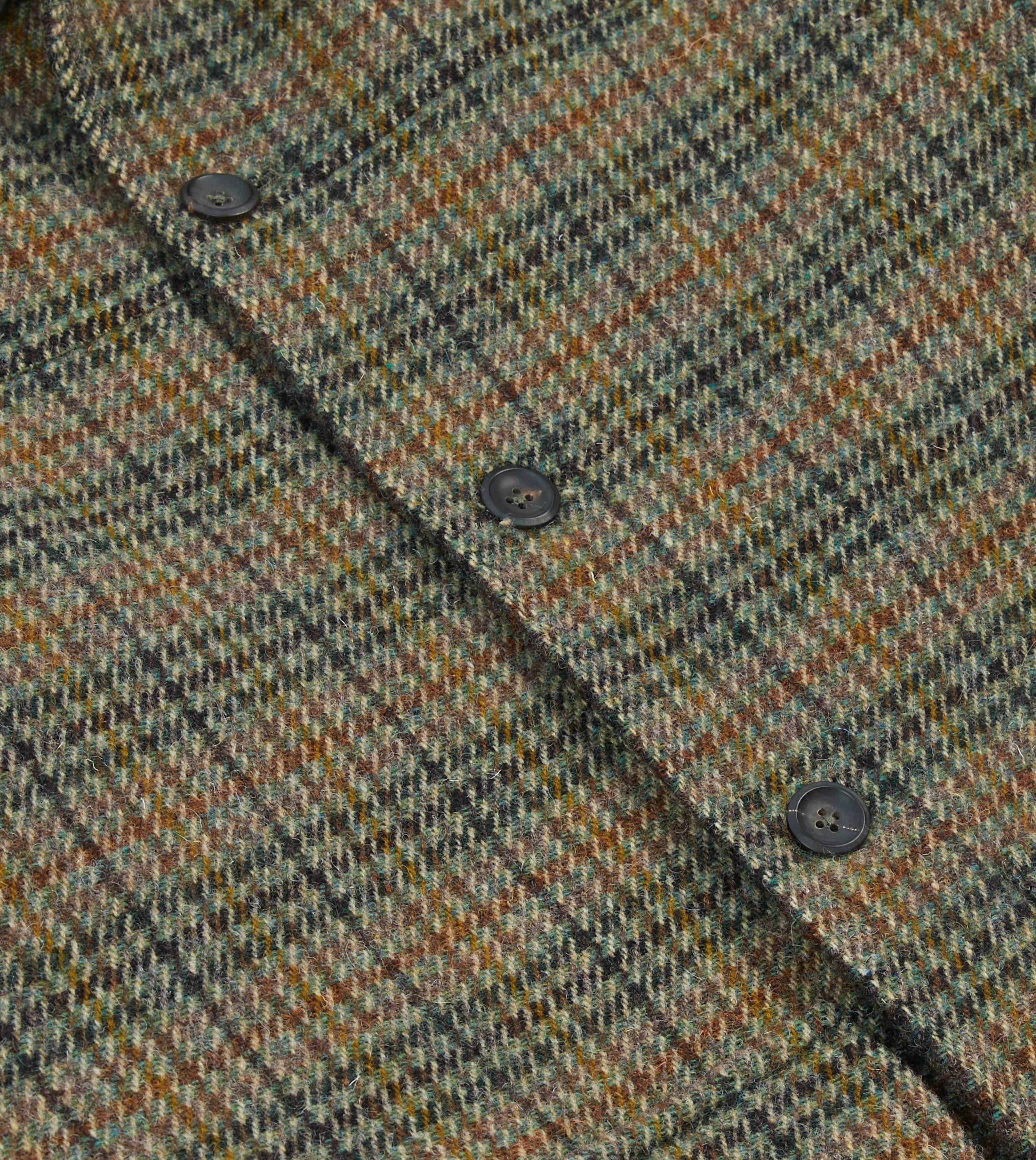 Green Check Tweed Donkey Jacket Attention