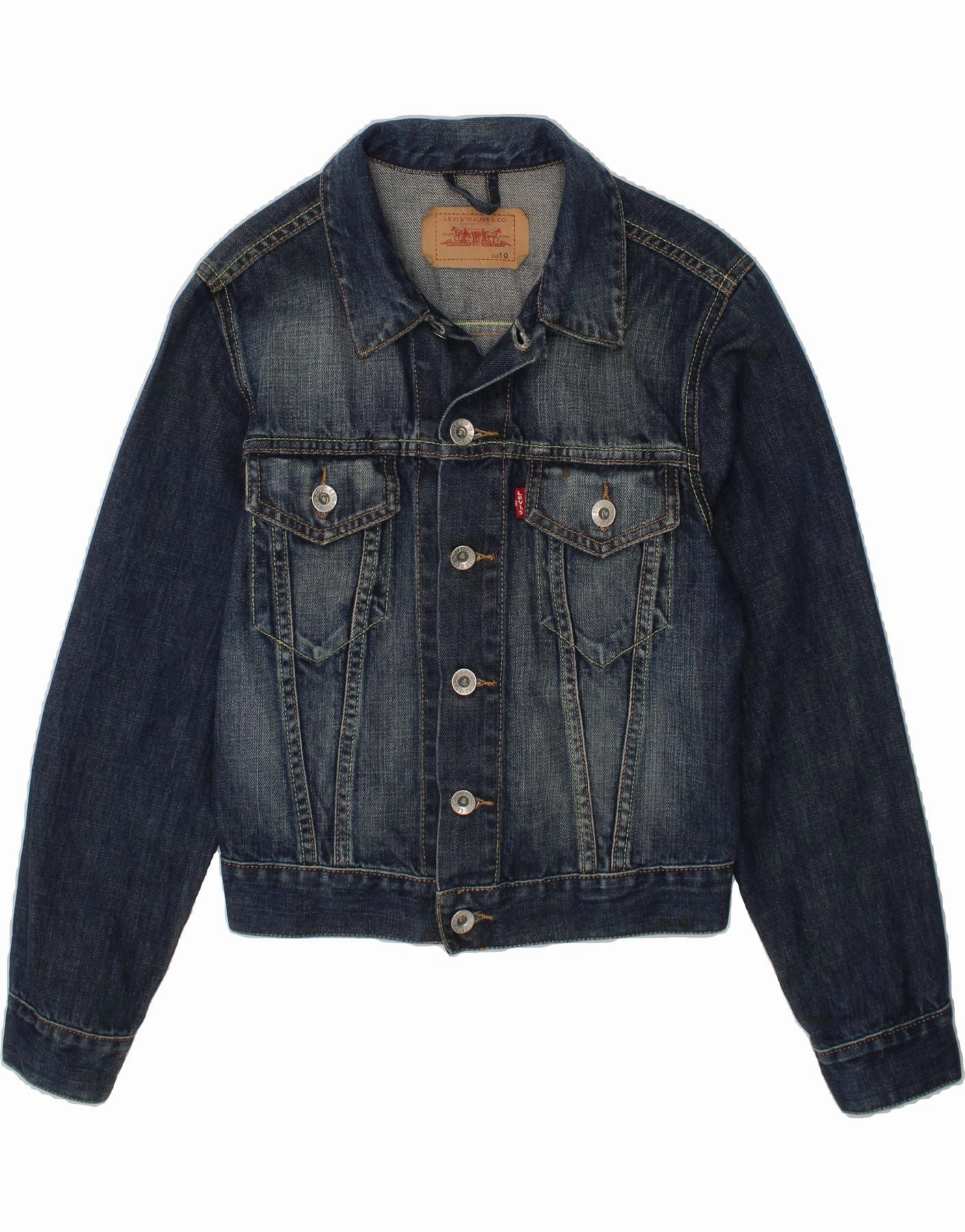 LEVI'S Boys Denim Jacket 9-10 Years Blue Lightweight