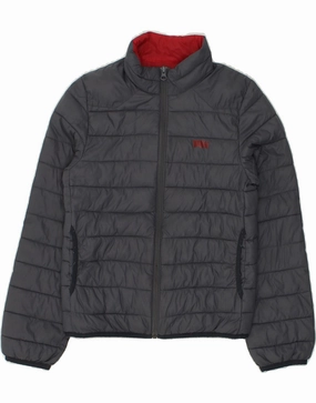 size - inclusive LEVI'S Boys Padded Jacket 11-12 Years Grey