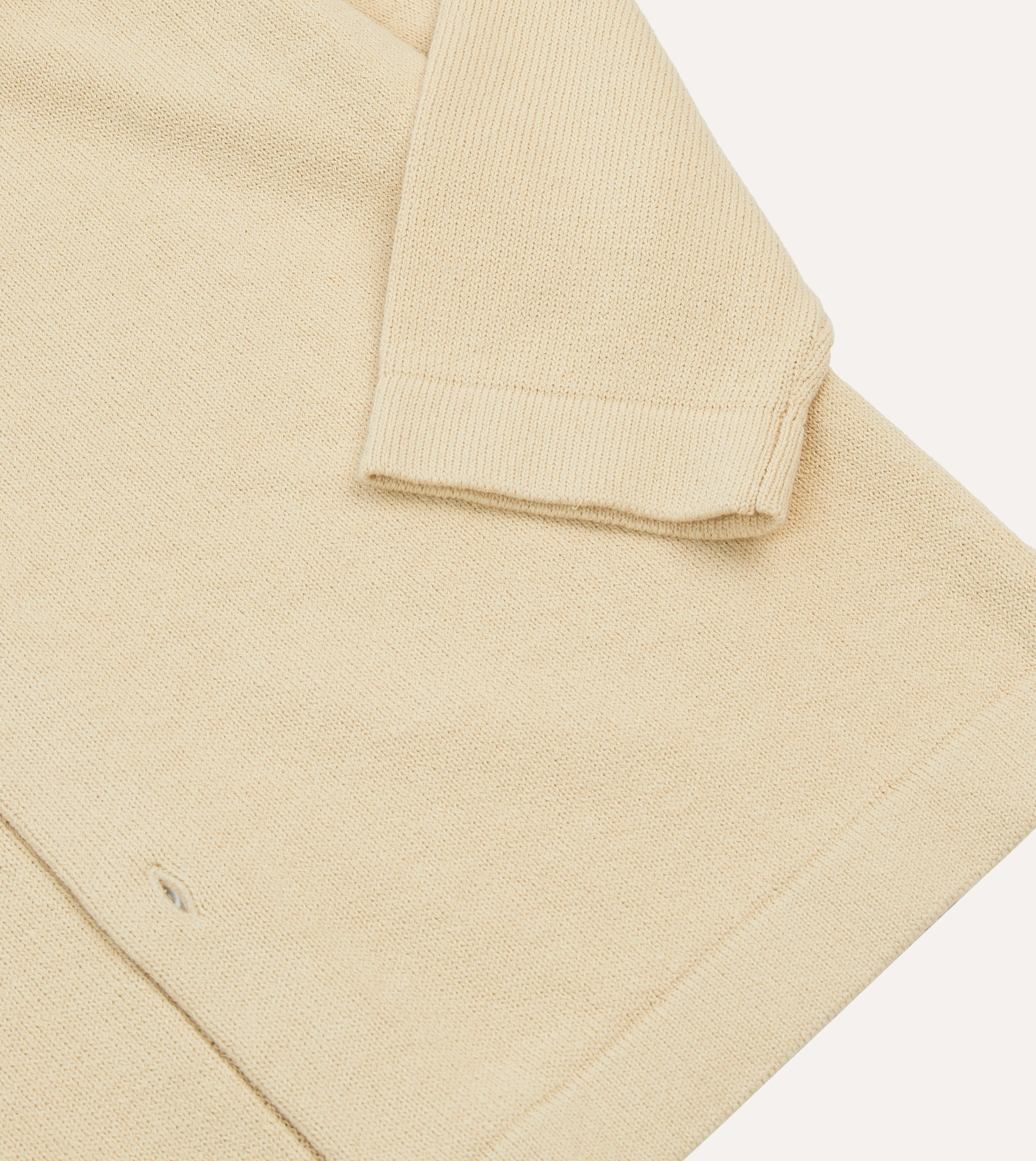 Gradient Colorfast Dye Thermal Air Pocket Sand Cotton Button-Through Knit