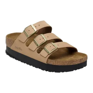 Birkenstock Florida III Pap Flex Platform Sandcastle  1029760 Women's Way Power