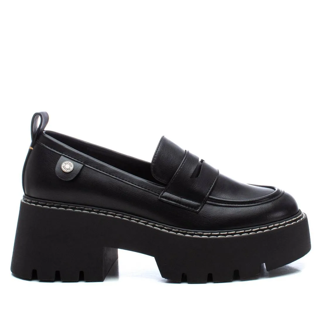XTI Women's Casual Platform Moccasins By XTI Genuine Leather