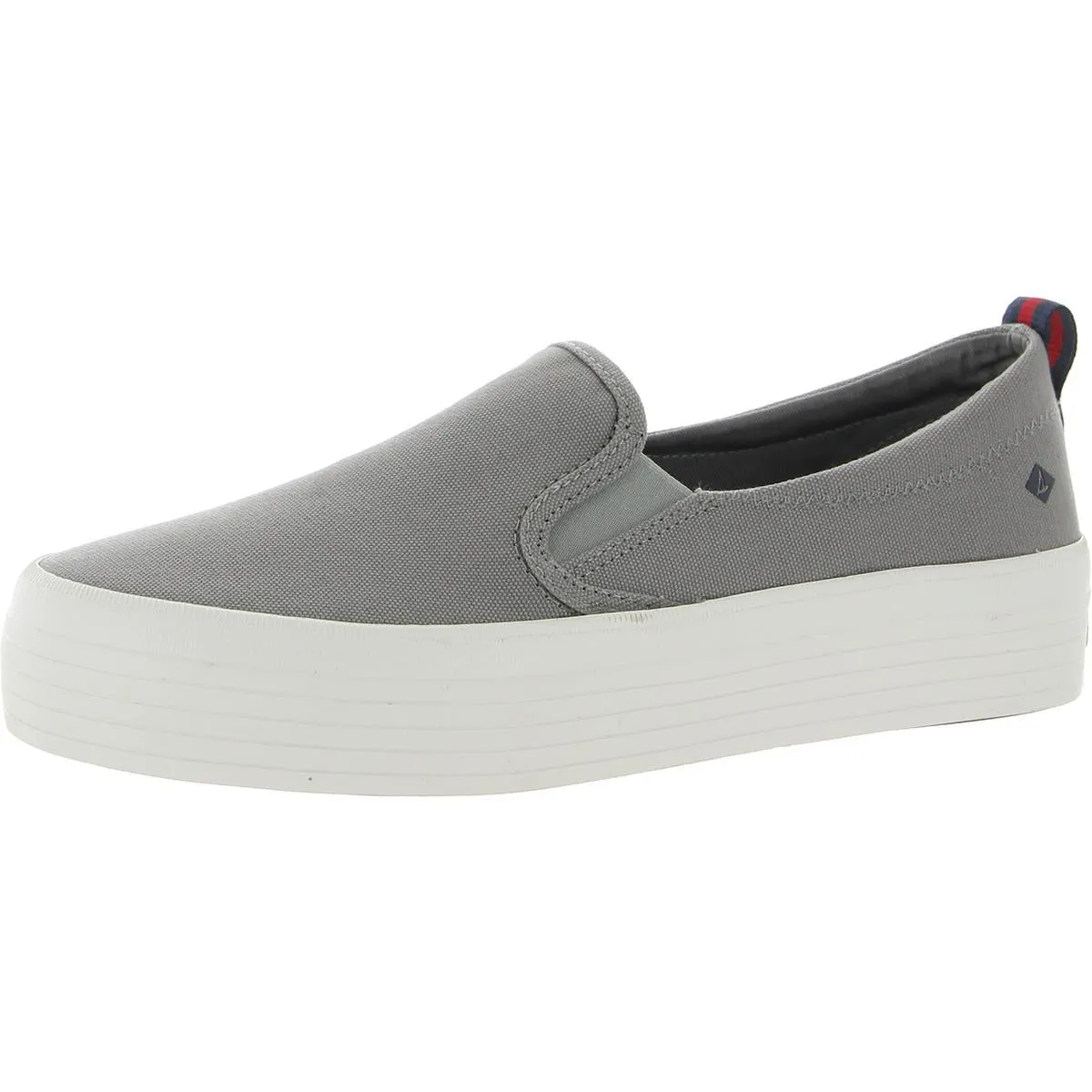 Relax Vibe Slip On Crest TG Womens Platform Laceless Slip-On Sneakers