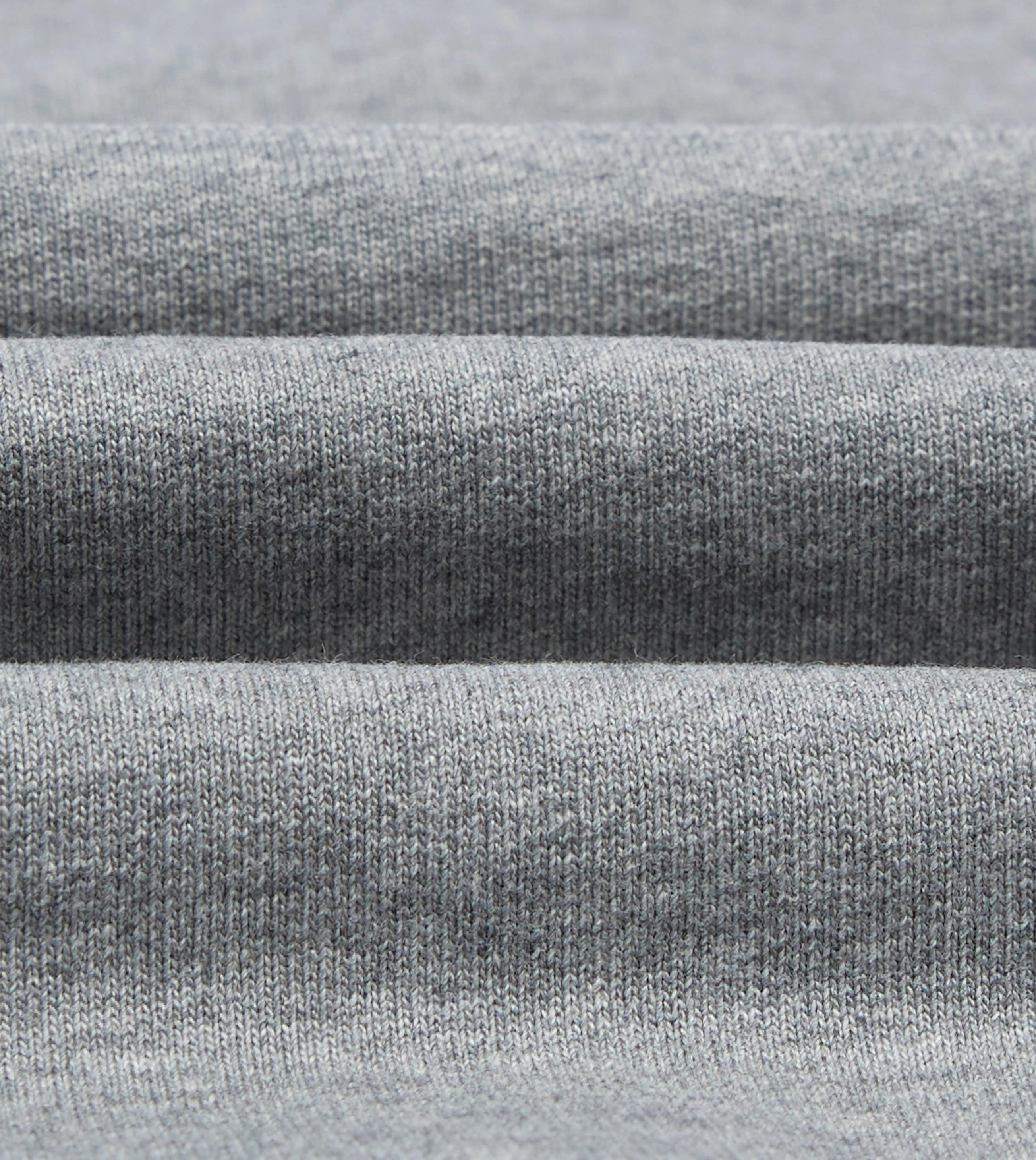 Grey Cotton Quarter Zip Sweatshirt adults'