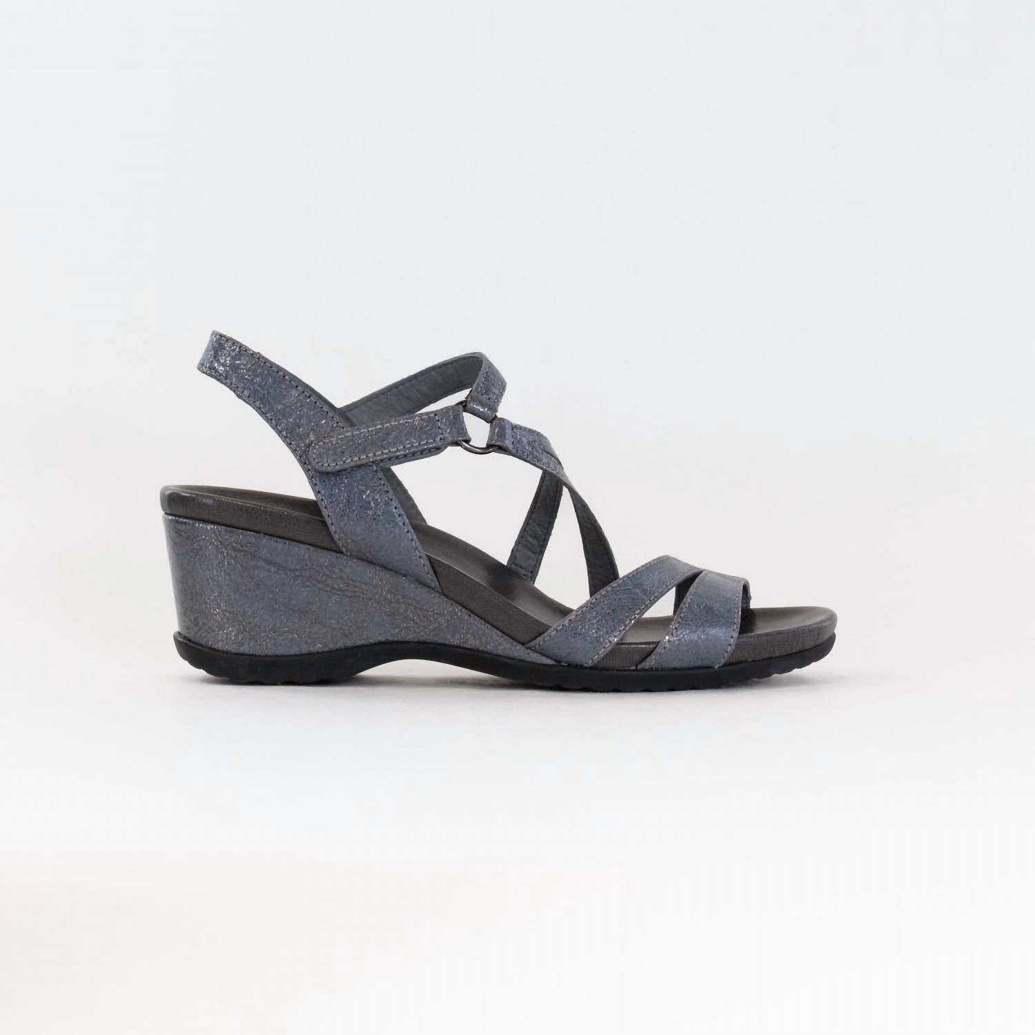 Pure Style Street Energy Women's Addyson Wedge Heels In Pewter